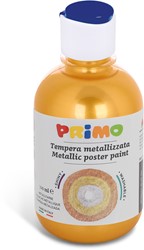 Colore per poster METALLIC pronto all'uso Primo, flacone da 300 ml con tappo a flusso oro