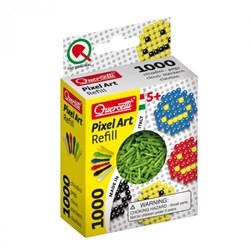Quercetti Pixel Art ricarica verde 1000 pezzi - perni giocattolo creativi