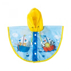 Heless mantella antipioggia bambola Sailing Friends blu 28-35cm impermeabile