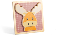 BigJigs puzzle di legno renna - giocattolo educativo per bambini