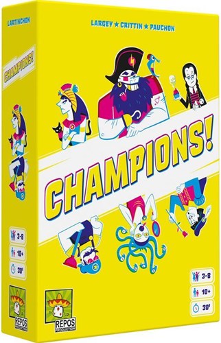 Champions! gioco da tavolo party game per bambini e adulti