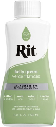 Rit tintura per tessuti Kelly Green - colorante liquido universale 236ml