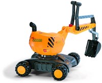 Rolly Toys escavatore su ruote giallo - escavatore giocattolo bambini