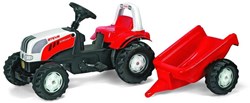 Rolly Toys trattore a pedali Steyr 6165 CVT per bambini - veicolo giocattolo