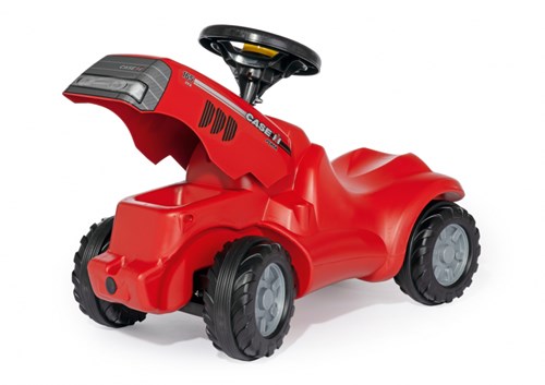 Rolly Toys trattore cavalcabile Case IH rosso con clacson e vano portaoggetti-2