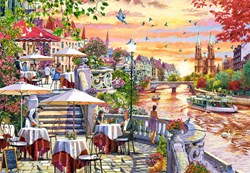 Castorland puzzle Tramonto Romantico sulla Città - puzzle 1000 pezzi