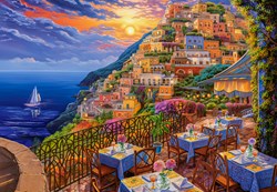 Castorland puzzle Romantic Positano Evening - 1500 pezzi puzzle