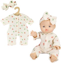 Heless body per bambole cotone biologico stampa frutta 35-45 cm