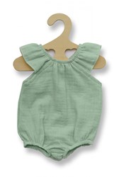 Heless body bambola cotone biologico verde menta 28-35 cm con volant