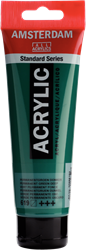 Royal Talens Amsterdam acrilico 120 ml verde permanente scuro pittura