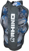 Rhino borsa porta palloni rugby charcoal - borsa resistente per palloni