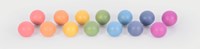 TickiT palline da gioco in legno arcobaleno - set giocattolo colorato 14 pezzi