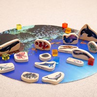 tickit Wooden Sea Life Blocks - Pk15-3
