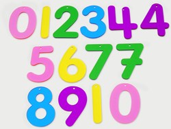 TickiT giocattolo educativo Rainbow Numbers - numeri acrilici colorati