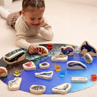 tickit Wooden Sea Life Blocks - Pk15-2