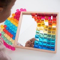 TickiT giocattolo educativo Vassoio Specchio Cerchio Gemma - 100 pezzi + vassoio-2