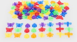 TickiT giocattolo educativo insetti colorati traslucidi - 96 pezzi