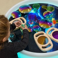 TickiT tavolo sensoriale per la scoperta - tavolo luminoso per bambini-3