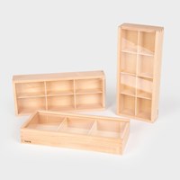 TickiT scatole di scoperta in legno - gioco educativo per ordinare e conservare