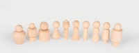 TickiT figure di legno - set comunità - giocattolo educativo