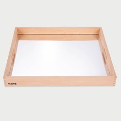 TickiT vassoio specchio in legno giocattolo educativo sensoriale