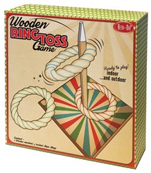 Retr-Oh Lancio dell'anello / Gioco di lancio dell'anello in legno / giochi olandesi antichi