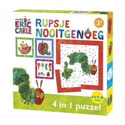 Rupsje Nooitgenoeg Puzzel, 4in1