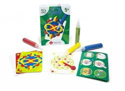 Sabbiarelli set pittura con sabbia mandala kit creativo bambini