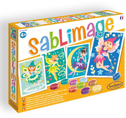Sentosphère set creativo pittura con sabbia fate - giocattolo creativo