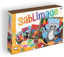 Sentosphère set creativa sabbia animali autunnali - giocattolo creativo