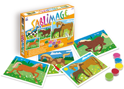 Sentosphère giocattolo creativo Sablimage Cavalli set quadri di sabbia