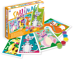 Sentosphère giocattolo creativo Sablimage Amici Animali set sabbia colorata