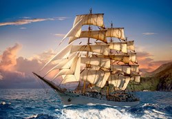 Castorland puzzle Sailing At Sunset - 1500 pezzi - Puzzle