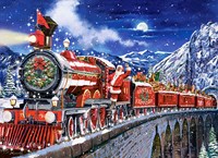 Castorland puzzle di Natale puzzle 200 pezzi Santa's Coming to Town