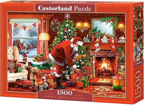 Castorland puzzle Santa's Special Delivery - puzzle natalizio 1500 pezzi-2