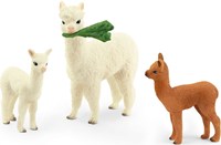 Schleich Safari - Famiglia di alpaca set figure gioco giocattolo bambini 42544-2