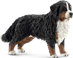 Figura da fattoria cane di montagna bernese femmina - Giocattolo cane Schleich