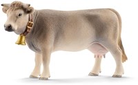 Schleich Farm World mucca Braunvieh figura da gioco - realistica e dettagliata