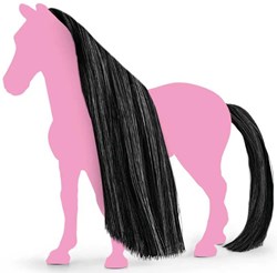 Schleich Horse Club criniera nera - Accessorio Beauty Horses 42649