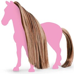 Schleich set capelli Beauty Horses marrone oro - criniera e coda intercambiabili
