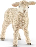 Schleich giocattolo agnellino da fattoria - simpatica figura di pecora