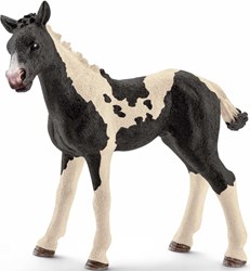 Schleich figura da gioco puledro pinto cavallo giocattolo fattoria