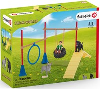 Schleich Fattoria - Set Agility Divertimento per Cani 42536
