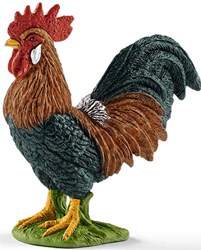Schleich gallo da fattoria figura giocattolo per bambini - animale realistico