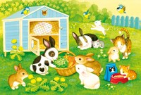 Schmidt puzzle animali carini - 3 x 24 pezzi puzzle per bambini-2