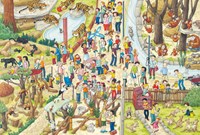 Schmidt puzzle animali - 3x48 pezzi - divertimento allo zoo per bambini-2