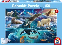 Schmidt puzzle Arctic Animals - 150 pezzi - giocattolo educativo bambini-2