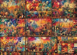Schmidt puzzle Books Wine and Travel - 2000 pezzi adulti