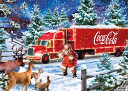 Schmidt puzzle Coca Cola camion di Natale - puzzle 1000 pezzi