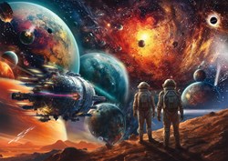Schmidt puzzle cosmico multicolore - 1000 pezzi avventura spaziale